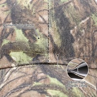 Casquette de baseball personnalisée OEM ODM avec logo, 6 panneaux, rétro, en toile de coton, motif camouflage Real Tree, fabricant, streetwear, extérieur, faible MOQ, échantillon rapide