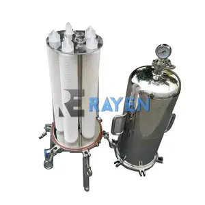 Food Grade Industrie Cake Filter Verplaatsen Sapfilter Multi Cartridge Filter Behuizing