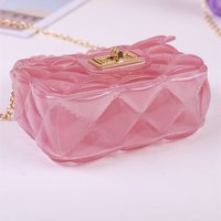 Petit sac à bandoulière bon marché Sacs à main brillants pour femmes Mini sacs transparents Sacs à main transparents en gelée de PVC