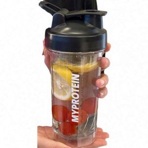 Men's Sports Fitness Milk Shake Cup <b>Scale</b> High-Temperature Resistant Plastic Thermal Insulation 12-24 Hours Waterproof American - Product Image 2