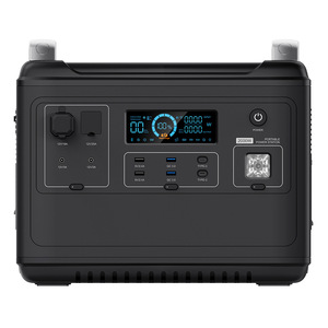 เครื่องกำเนิดไฟฟ้าพกพา 2000W อุปกรณ์จำเป็นสำหรับการตั้งแคมป์ ชุดอุปกรณ์ฉุกเฉิน แบตเตอรี่สำรอง - Product Image 2