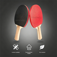 SHINEWELL Factory - Ensemble de tennis de table portable très vendu, ensemble complet de ping-pong portable comprenant des raquettes, des balles et un filet