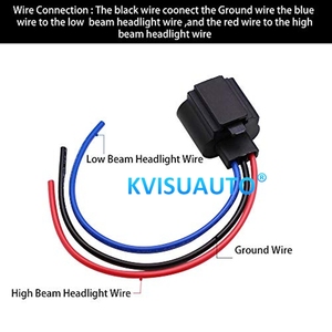 Cql H13 9008 Mở Rộng Dây Ổ Cắm <span class=keywords><strong>Adapter</strong></span> Dây Nịt Dây Điện Cho Đèn Pha Đèn Pha Đèn Sương Mù Ánh Sáng Đèn Bóng Đèn - Product Image 5