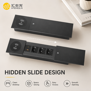 Enchufe Deslizante con Diseño Oculto Personalizado, Enchufe Eléctrico Deslizante para Escritorio, Enchufe de Alimentación para Muebles de Oficina - Product Image 1