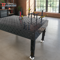 Table de soudage 3D professionnelle D28 avec pinces interchangeables, système de gabarits flexibles et marquage d'échelle précis pour la fabrication