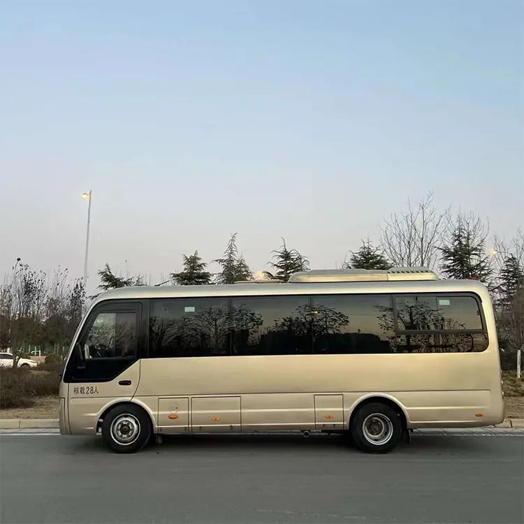 Venta directa de fábrica Autobús de segunda mano Usado 14 Seater Pasajero eléctrico Foton toano Hybrid Mini Bus