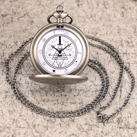 Reloj de bolsillo con cadena de gravedad, colgante de cuarzo, Steampunk, Vintage, para regalo
