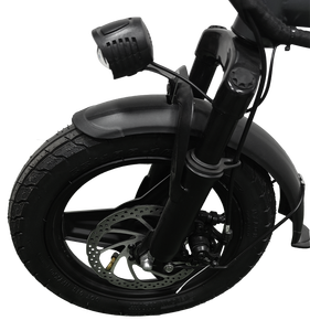 Bicicleta eléctrica plegable para niños D6 de 14 pulgadas con neumático grueso 48V Ebike marco de acero fuente de alimentación de batería de litio - Product Image 4