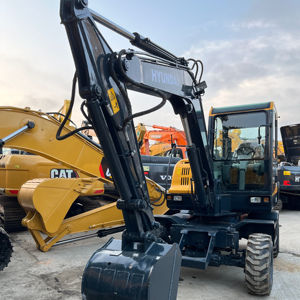 Excavatrice sur pneus Hyundai 60WVS neuve à bas prix, excavatrice sur pneus Hyundai 60 neuve, excavatrice sur pneus Hyundai de 6 tonnes à vendre - Product Image 1