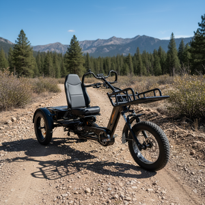 Tricycle pour adultes, pneus larges de 4,0 pouces, vélo de montagne électrique, batterie amovible 48V 60Ah, moteur 1750W, GÉNÉRATEURS D'ÉNERGIE - Product Image 6