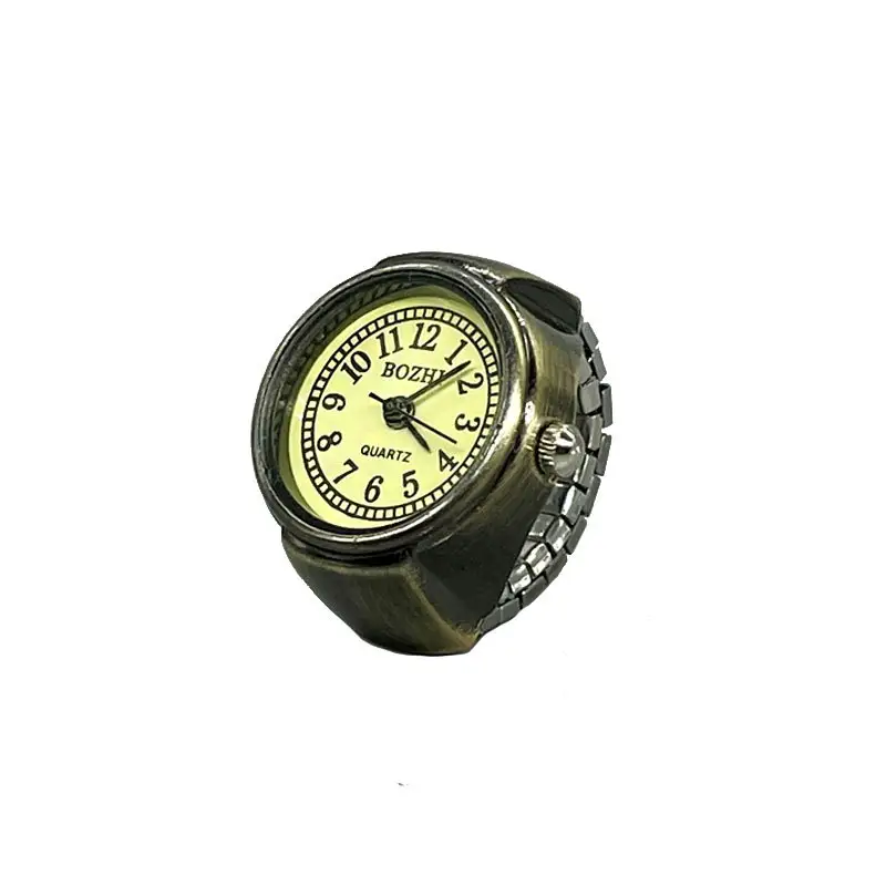 Roman numerals retro creative men and women can watch time mini finger watch new couple quartz watch wholesale