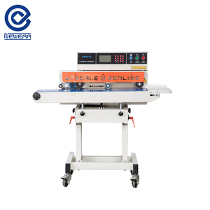 XJY210 <span class=keywords><strong>acier</strong></span> inoxydable manuel aluminium feuille plateau scellage sacs en plastique bande continue scellant Machine à sceller - Product Image 5