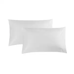 Super Soft 200TC 50% cotton50 % ポリエステルWhite Hotel Pillow Case Standard Size