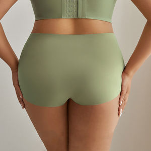 थोक प्लस एशियाई आकार m l xl 2xl 3xl 4xl 5xl आराम कोई ट्रेस ग्रीष्मकालीन वसा महिलाओं के निर्बाध पैंटी अंडरवियर - Product Image 3