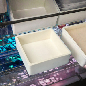 رخام سيراميك الألومينا مربع قارب اكسيد الالمونيوم مواد خام سيراميك صناعي - Product Image 3