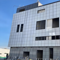 Panneau mural en aluminium alvéolaire moderne à faible conductivité thermique pour les centres commerciaux, les supermarchés, les hôtels, les matériaux de construction extérieurs