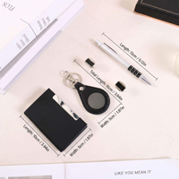 Portefeuille porte-cartes en cuir personnalisé avec logo imprimé en sérigraphie, étui pour cartes de visite, cadeau promotionnel d'entreprise