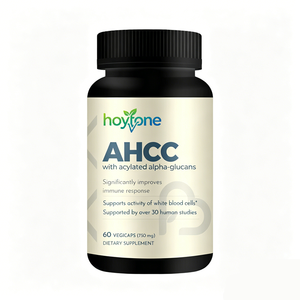 Capsules végétaliennes OEM à marque privée AHCC 750mg – Extrait de mycélium de champignon, Alpha-Glucanes acylés – Soutien immunitaire avancé pour adultes - Product Image 1