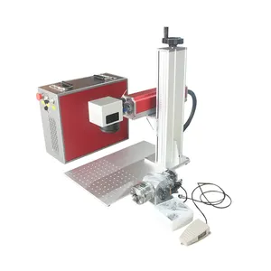 Lightburn 100 W tiefgravur-Bandfaserlaser-Markierungsmaschine Werkspreis 20 W 30 W 50 W 60 W 80 W für Metall Edelstahl