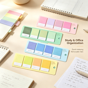 Four Color Pastel Sticky Notes Set Self Adhesive <b>Memo</b> <b>Pads</b> Office School Stationery Reminder - Product Image 4