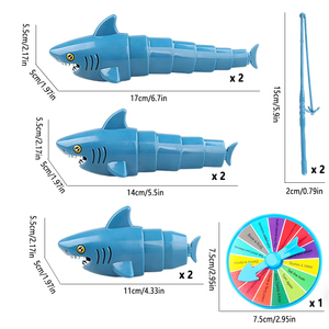 Jeu de société interactif Requin pour parents et enfants, jouets éducatifs de bureau pour enfants, cadeau d'anniversaire pour bébé - Product Image 1