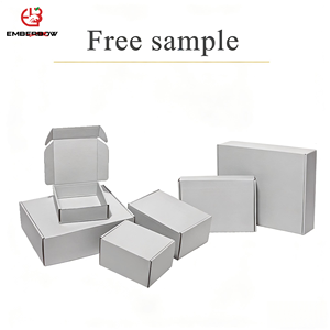 EBB Heavy-Duty Recyclable Corrugated Mailer <b>Box</b> with Airplane Closure Reusable Custom Printing for Apparel & Shoes - Product Image 1