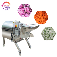 Machine industrielle de découpe de légumes racineux 500-1000 kg/h, hachoir robuste pour oignons et pommes de terre, pour usage en usine