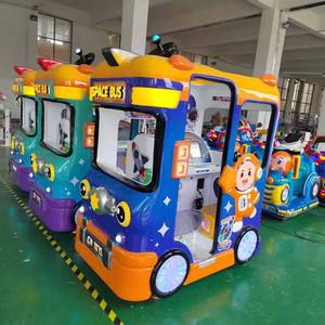 Mini <span class=keywords><strong>autobús</strong></span> Kiddie juego de vibración para niños que funciona con monedas Ride-on Car Arcade Carnival Inglés/japonés/español - Product Image 1
