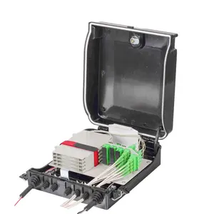 144 Core Outdoor Fiber Distribution Box 2 in 5 out 6 Splice Trays 24 SC Adaptors Supported Fibermint