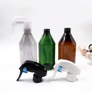 Venta al por mayor de botellas de plástico PET con pulverizador de boca de ratón, transparentes, color ámbar y verde, de 100ml, 150ml, 200ml, 300ml, 400ml, 500ml, para perfume. - Product Image 6