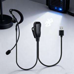 Examen d'écouteur d'espionnage intra-auriculaire avec écouteur radio bidirectionnel pour Motorola MTP700 MXP600 - Product Image 3