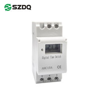 Minuteur numérique programmable hebdomadaire ROEY THC-30 30A 220V sur rail DIN, 2 fils, 7 jours, relais de contrôle, IP21, alimentation CA