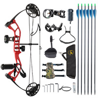 TOPOINT ARCHERY M2 Paquete de arco y flecha compuesto para jóvenes Arco de tiro con arco para niños/jóvenes Arco de caza de 21 cm OEM/ODM