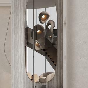 Wabi-Sabi Style Ménage Plafonnier Minimaliste Intérieur Maison Top Suspension Chambre Chambre <span class=keywords><strong>Salon</strong></span> - Product Image 5
