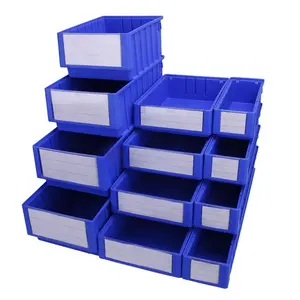高品质仓库可堆叠组织者塑料存储工具零件箱螺栓储物箱工业多功能广场