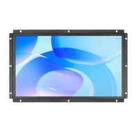 Moniteur LCD à cadre ouvert HD 27 pouces avec écran tactile capacitif LED 1920x1080, interface VGA/USB, usage professionnel