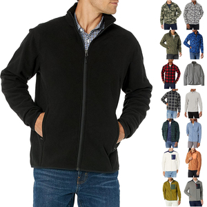 Veste polaire technique personnalisée pour homme, en micro-polaire, avec fermeture éclair intégrale, pour uniforme d'entreprise, en polyester, avec logo, pour l'extérieur, vente en gros - Product Image 4
