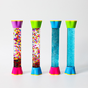 زجاجة مهدئة جديدة بسائل حركي على شكل مخلوقات بحرية عائمة، لعبة أطفال بمؤقت سائل حركية فيديت حسي مع خاصية التوحد - Product Image 1