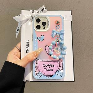 <span class=keywords><strong>Coque</strong></span> de téléphone femme à la mode IMD avec conception de chaîne de sangle pour samsung A14 A04 Inifnix Hot50 <span class=keywords><strong>bijoux</strong></span> chaîne <span class=keywords><strong>coque</strong></span> de téléphone - Product Image 5