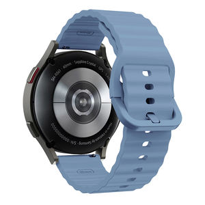 Correa de Repuesto de Silicona con Textura Ondulada de 22mm 20mm para Reloj Samsung Galaxy <span class=keywords><strong>Watch</strong></span> 4/5/6/7 - Product Image 1