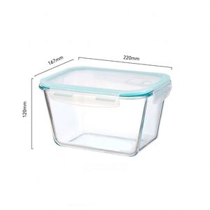 <b>Glass</b> sealed Fresh-keeping <b>Box</b>, Transparent Kimchi <b>Box</b>, Lunch <b>Box</b>, Multi-functional - Product Image 6