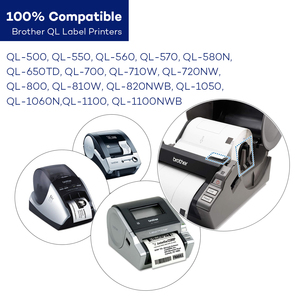 DK1201 DK11201 Etiqueta de código de barras DK 1201 Etiquetas de dirección de envío térmicas autoadhesivas Rollo de etiquetas adhesivas para <span class=keywords><strong>impresora</strong></span> de etiquetas de 21/2 "para <span class=keywords><strong>impresora</strong></span> de etiquetas de 1/2" - Product Image 4