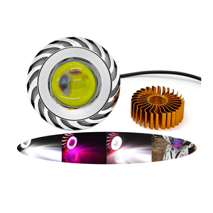 30W LED Angel Eyes Mini Proyector Faro Alto/Bajo Haz Demon Eyes DRL Lámpara Coche/<span class=keywords><strong>Moto</strong></span> Lámpara <span class=keywords><strong>de</strong></span> cabeza Retrofit 12V - Product Image 1