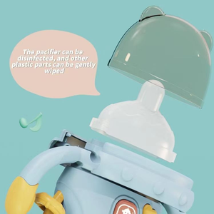 Jinming Musique éducative Anneau de dentition apaisant et hochet Bouteille de lait Nouveau-né Biberon Puzzle Jouets sensoriels - Product Image 5