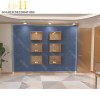 Vitrine de présentation de montres pour magasin de montres, design de comptoir de vente au détail, meuble de présentation pour la décoration de boutique horlogère