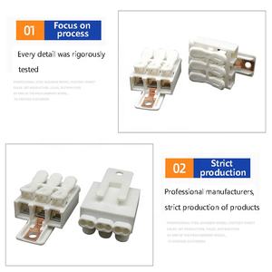 ZQ-3P極スクリューレスプッシュワイヤコネクタケーブルターミナルブロック照明ワイヤ接地コネクタ - Product Image 6
