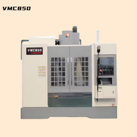 Machine de fraisage verticale HUA SHUO Vmc850 exportée du Shandong, magazine à 24 outils, changement d'outils automatique, usinage cinq axes en option