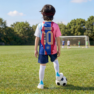 ชุดเสื้อฟุตบอลเด็กผู้ชาย รุ่นใหม่ ฤดูร้อน 2026 สำหรับเด็ก ชุดฟุตบอล 2 ชิ้น เบอร์ 10 อาร์เจนตินา อินเตอร์ ไมอามี - Product Image 1