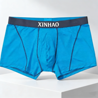 Boxers pour hommes personnalisés sur mesure avec échantillon et image, séchage rapide, doux, respirants, haute élasticité, style sportif, sous-vêtements pour hommes