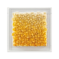 Art mural en papier 3D abstrait moderne personnalisé pour la décoration d'hôtel, peinture artisanale, vente en gros, coloration